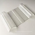 Transparent polycarbonate corrugated wave plastic roofing sheet